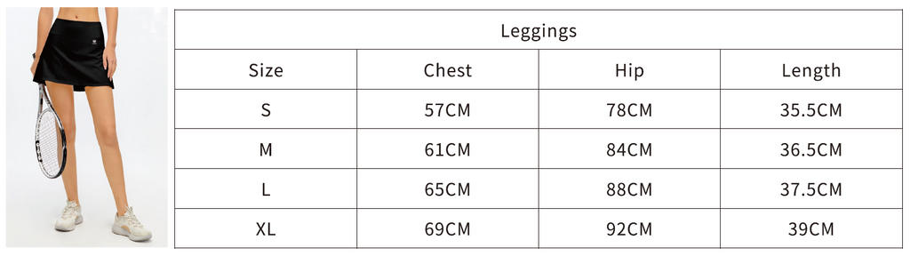 Fortune Fit Tennis Skjørt